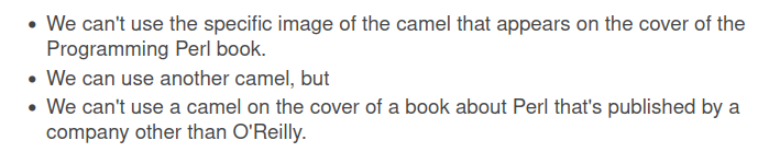 Perl Camel usage recent