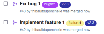 Remotely merged