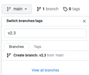 Create branch v2.3