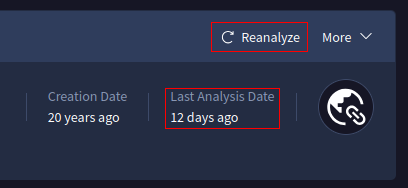 VirusTotal analysis date