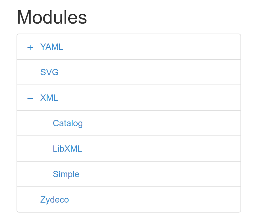CPAN treeview
